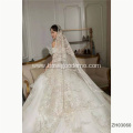 Custom Made Luxury Ball Crystal High-end off shoulder wedding dress gown bridal